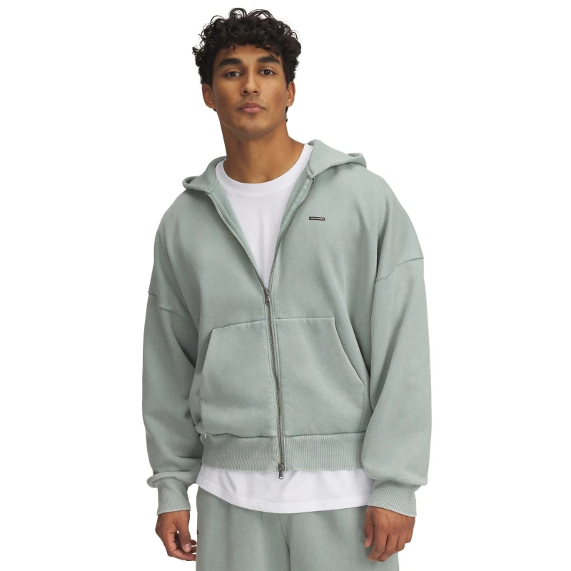 Image of Under Armour Mens 1/4 Zip Fleece Green male S