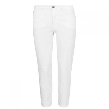 Image of Oui Oui Cropped Jean - White 1002