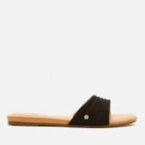 Image of UGG Womens Jurupa Slide Sandals - Black - UK 7