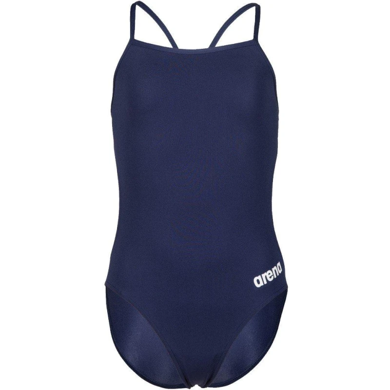 Image of One Piece swimsuit for girls Arena Team Challenge Solid Bleu Female 6/7 ans