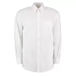 Image of Kustom Kit Mens Long Sleeve Corporate Oxford Shirt (20inch) (White)