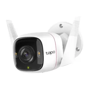 Image of Tapo Outdoor Security WiFi Camera - IP security camera - Indoor & outdoor - Wireless - Wall - White - Bullet