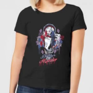 Image of DC Comics Suicide Squad Daddys Lil Monster Womens T-Shirt - Black