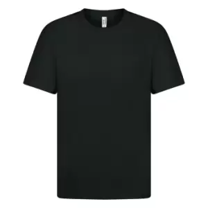 Image of Casual Classics Mens Premium Ringspun Tee (L) (Black)
