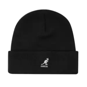 Image of KANGOL Cuff Beanie Hat - Black
