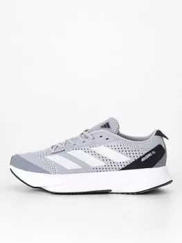 Image of adidas Performance Adizero SL Running Trainers - Silver/White, Silver/White, Size 10, Men