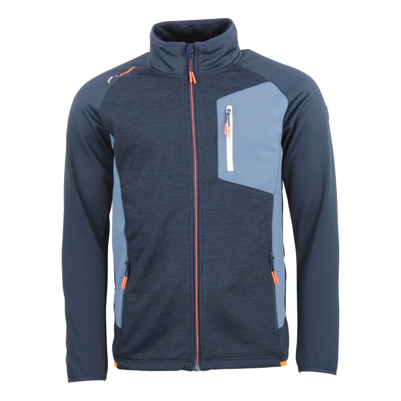 Image of Fleece tracksuit jacket Peak Mountain Cerin Bleu Male M