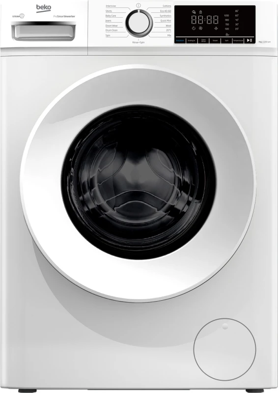 Image of Beko BW1O3821W 8kg Washing Machine with 1200 rpm - White - A Rated