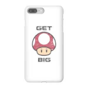 Image of Nintendo Super Mario Get Big Mushroom Phone Case - iPhone 8 Plus - Snap Case - Matte