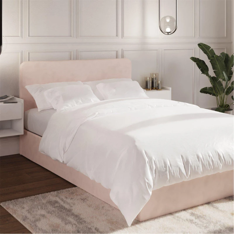 Image of GFW Chiswick Small DBL Ottoman &Pocket Sprung Mattress Soft Pink unisex Small Doub