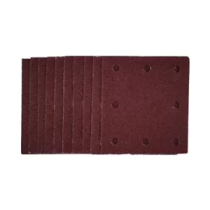 Image of Draper 1/4 Sanding Sheets with Hook and Loop, 115 x 105mm, 40 Grit (Pack of 10)