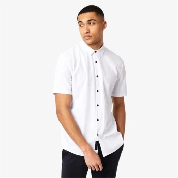 Image of Firetrap Fashion Short Sleeve Shirt - White