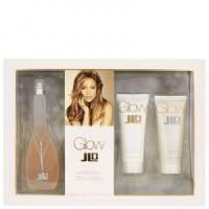 Image of Jennifer Lopez Glow Gift Set 100ml Eau de Toilette + 75ml Body Lotion + 75ml Shower Gel