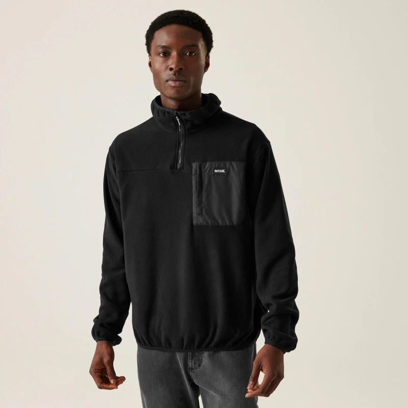 Image of Regatta 'Frankie' Half Zip Fleece Jet Black