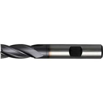 Image of 20.00MM HSS-Co 8% Weldon Shank Multi Flute End Mills - TiCN Coated