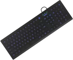 Image of KeySonic KSK-8031INEL keyboard USB QWERTZ German Black