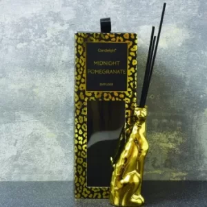 Image of Candlelight Animal Luxe Reed Diffuser Leopard Midnight Pomegranate Scent 150ml