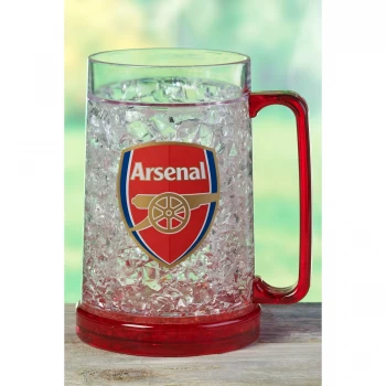 Image of Arsenal Freezer Tankard Clear Crest