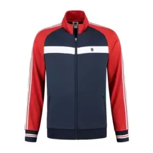 Image of HERITAGE SPORT TRACKSUIT JACKET NAVY / RED - S