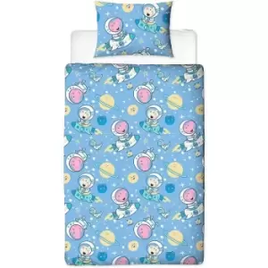 Image of Star George Pig Duvet Cover Set (Single) (Blue) - Peppa Pig