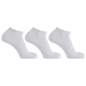 Image of Horizon Sports Trainer Socks 3ppk White UK Size 8 12