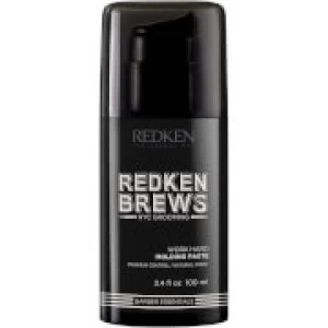 Image of Redken Brews Mens Work Hard Molding Paste 100ml