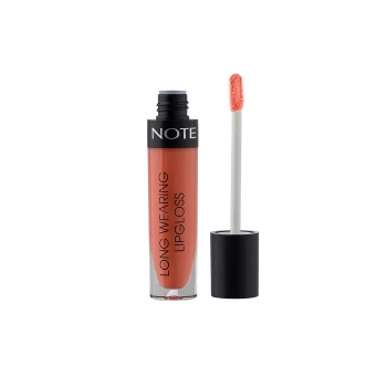Image of Note Cosmetics Long Wearing Lip Gloss 6ml (Various Shades) - 10 Coral Sun