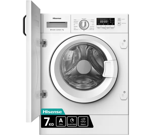 Image of Hisense 3 Series WF3M741BWI 7KG 1400RPM Integrated Washing Machine