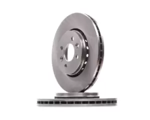 Image of RIDEX Brake disc 82B1223 Brake rotor,Brake discs RENAULT,DACIA,CLIO II (BB0/1/2_, CB0/1/2_),TWINGO II (CN0_),SCENIC II (JM0/1_),KANGOO (KC0/1_)