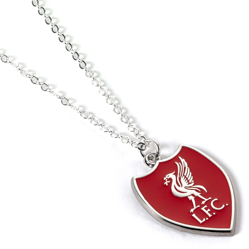 Image of The Carat Shop Liverpool Football Club Shield Necklace