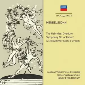 Image of Mendelssohn Symphony No4/Midsummer Nights Dream by Felix Mendelssohn CD Album