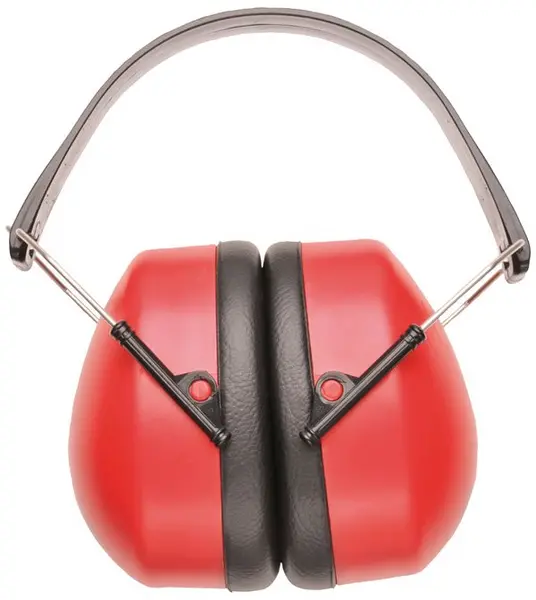 Image of Portwest Super Ear Defenders PW41RER Colour: Red