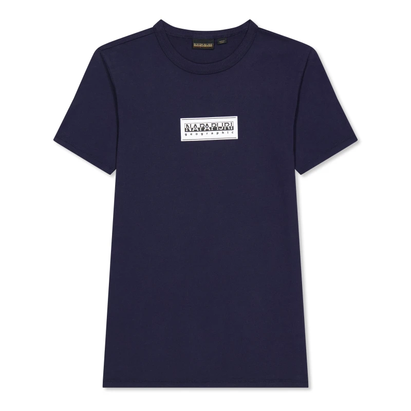 Image of Napapijri Chamois T-Shirt Juniors Blu Marine 176 male 14Y