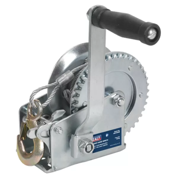 Image of Sealey GWC1200M Geared Hand Winch 540kg Capacity with Cable