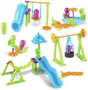 Image of Learning Resources STEM Playground Engineering And Design Building Set, Kindergarten - Grade 4