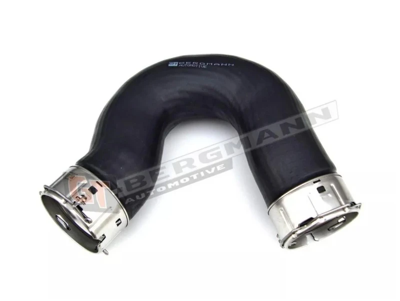 Image of GT-BERGMANN GT52-053 Turbocharger Hose with clamping pieces, Rubber with fabric lining Rubber with fabric lining Charger Intake Hose (3314)