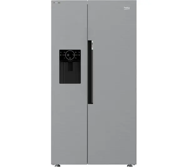 Image of Beko HarvestFresh ASP352VPX 571L Frost Free American Style Fridge Freezer