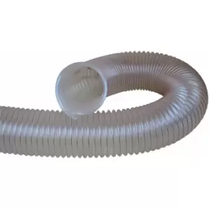Image of Clear flexible wood, dust & chip extractor hose 75MM dia - Charnwood