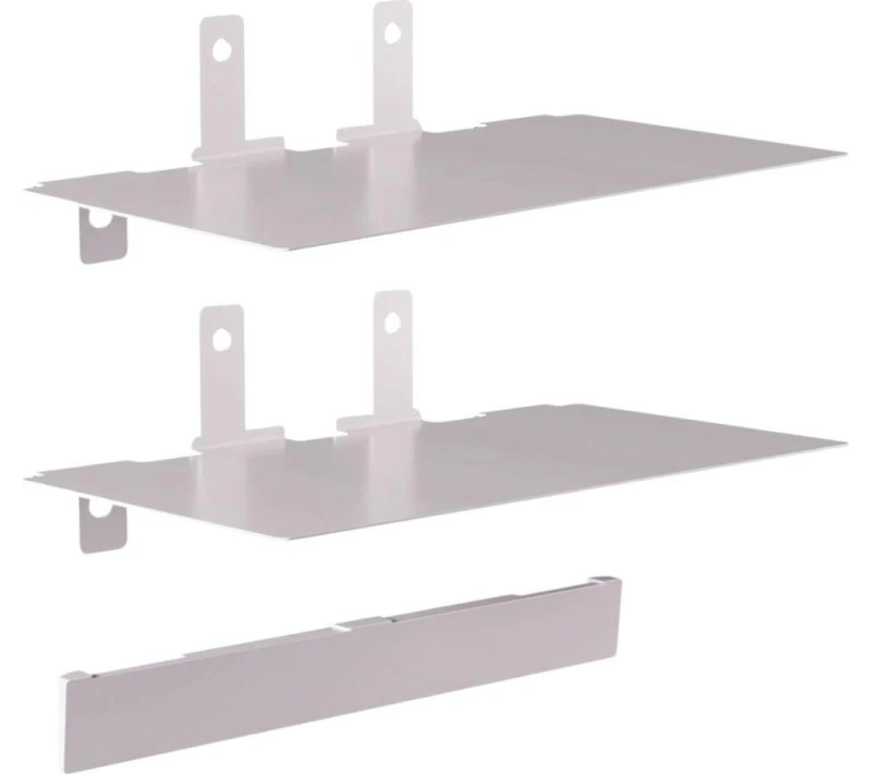 Image of NANOLEAF Blocks Add-on Steel Shelf - Pack of 2, Silver/Grey 4895263600571