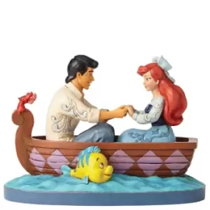 Image of Waiting For A Kiss Ariel & Prince Eric (Little Mermaid) Disney Traditions Figurine