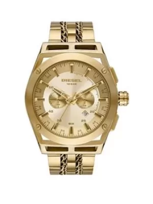 Image of Diesel Timeframe Mens Watch, Gold, Men