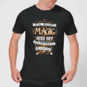 Image of Harry Potter Whip Your Wands Out Mens T-Shirt - Black