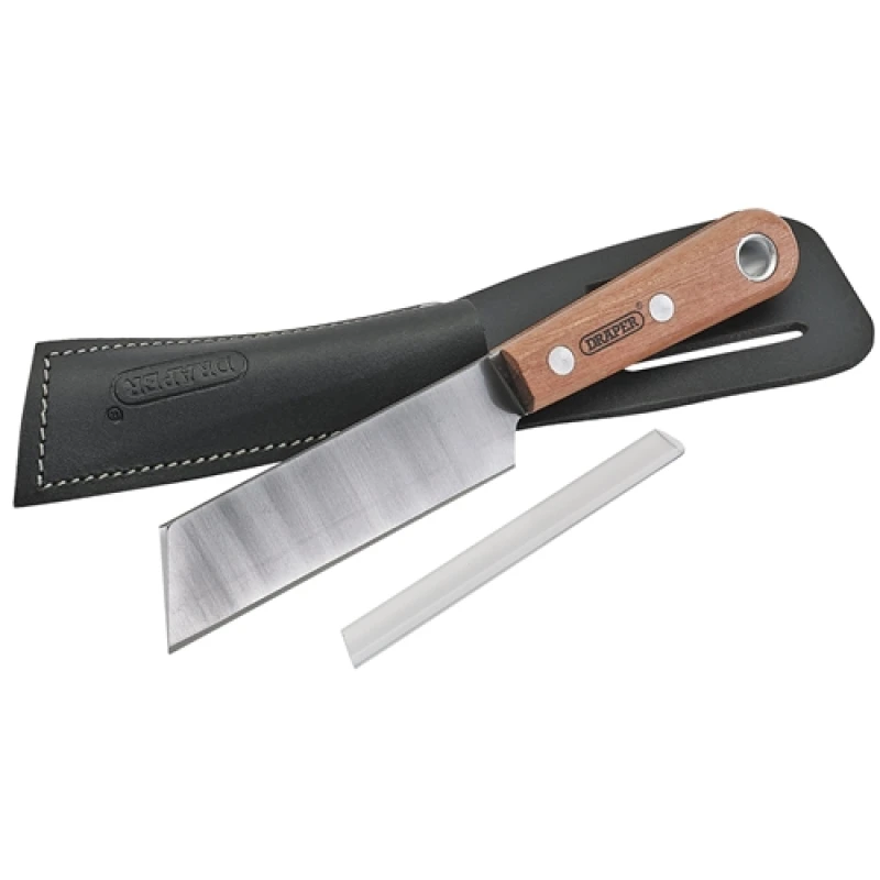 Image of Draper Shoe or Leather Knife with Belt Holster, 115mm 93067