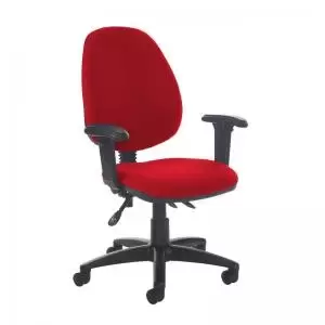 Image of Jota high back asynchro operators chair with adjustable arms - Panama
