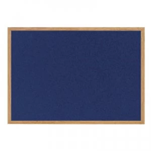 Image of Bi-Office Earth-it Felt Notice Board 1200x900mm Blue RFB1443233