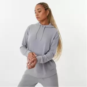 Image of USA Pro Ribbed Slouchy Hoodie - Grey