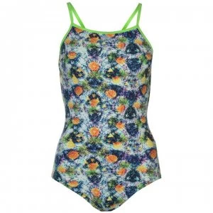 Image of Slazenger Thin Strap Swimsuit Ladies - Pineapple