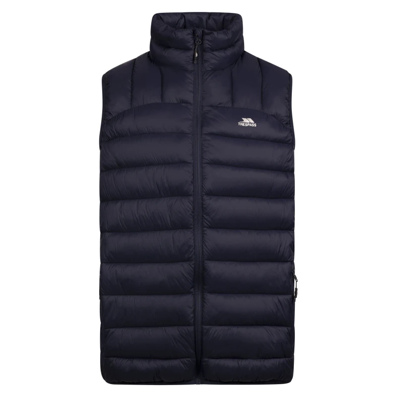 Image of Trespass Trespass Men Fergal Gilet in Navy Size: X-Small Navy XS Male 5063750856056