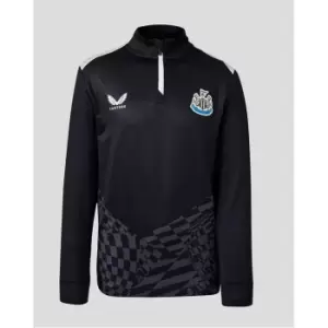 Image of Castore Newcastle United Drill Top 2023 2024 Junior - Black