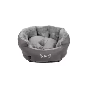 Image of Bunty Grey Polar High Sided Dog Bed